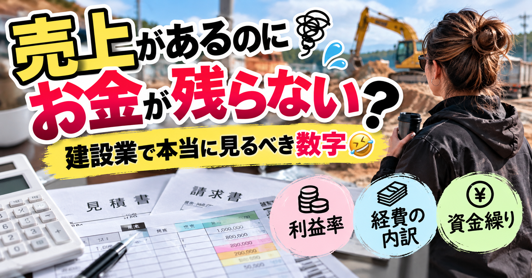 第16話｜売上があるのにお金が残らない？建設業で本当に見るべき数字